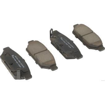 Jeu de 4 plaquettes de frein arrière HERTH+BUSS JAKOPARTS J3615004 pour FORD FOCUS 1.5 - 110cv