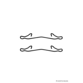 Kit d'accessoires, plaquette de frein à disque HERTH+BUSS JAKOPARTS J3660301 pour TOYOTA CRESSIDA 1.6 - 79cv