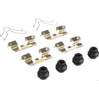 Kit d'accessoires, plaquette de frein à disque HERTH+BUSS JAKOPARTS J3660322 pour KIA PICANTO 1.2 - 84cv