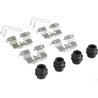 Kit d'accessoires, plaquette de frein à disque HERTH+BUSS JAKOPARTS J3660537 pour KIA STONIC 1,2 CVVT - 84cv