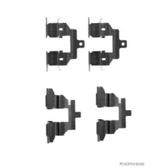 Kit d'accessoires, plaquette de frein à disque HERTH+BUSS JAKOPARTS J3661023 pour MAZDA PREMACY 1.5 DCI - 110cv
