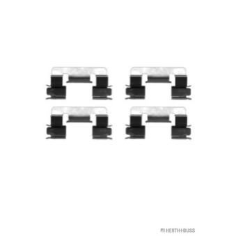 Kit d'accessoires, plaquette de frein à disque HERTH+BUSS JAKOPARTS J3662027 pour TOYOTA COROLLA 2.0 D-4D - 110cv