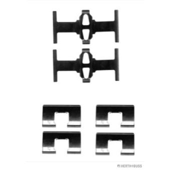 Kit d'accessoires, plaquette de frein à disque HERTH+BUSS JAKOPARTS J3664010 pour IVECO DAILY 1,5 VVTi - 110cv