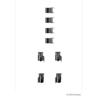 Kit d'accessoires, plaquette de frein à disque HERTH+BUSS JAKOPARTS [J3666000]