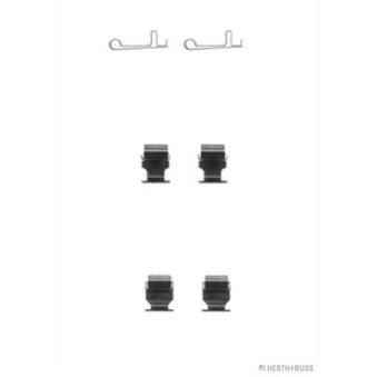 Kit d'accessoires, plaquette de frein à disque HERTH+BUSS JAKOPARTS J3666003 pour DAIHATSU MOVE 1.0 i - 55cv