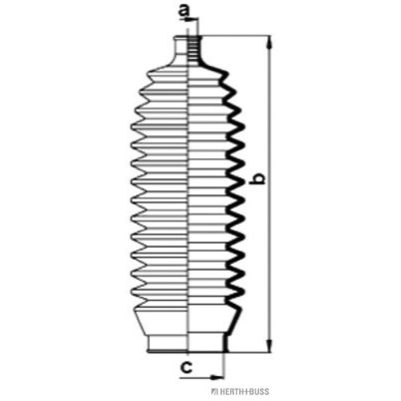 Joint-soufflet, direction HERTH+BUSS JAKOPARTS J4105004 - Visuel 1