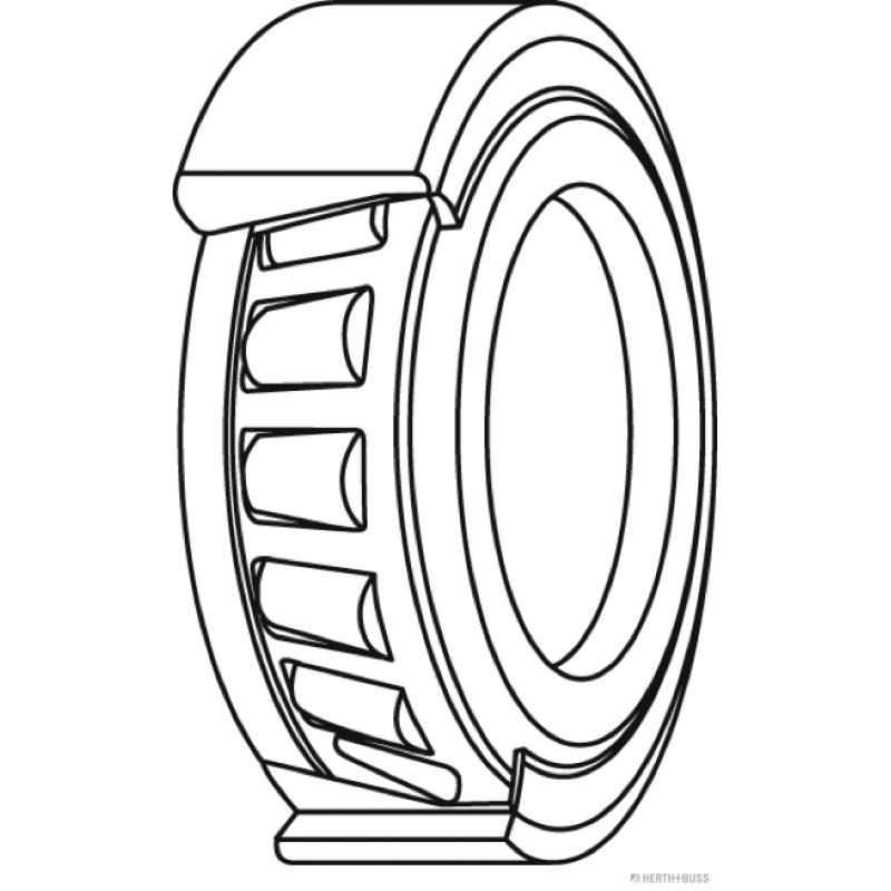 Roulement de roue avant HERTH+BUSS JAKOPARTS J4703010 - Visuel 1