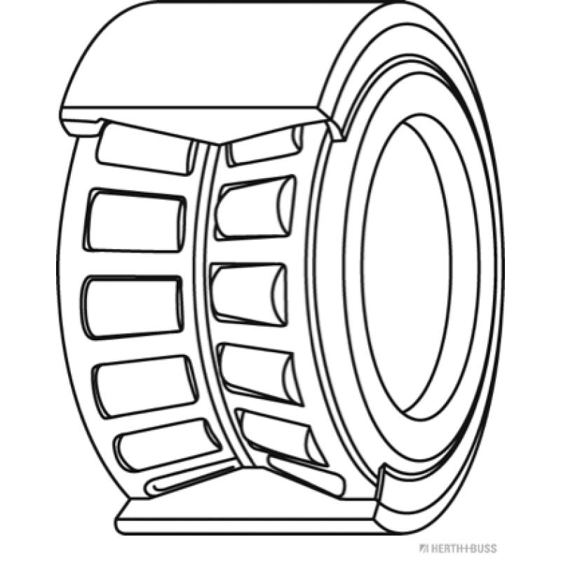 Roulement de roue arrière HERTH+BUSS JAKOPARTS J4712039 - Visuel 1