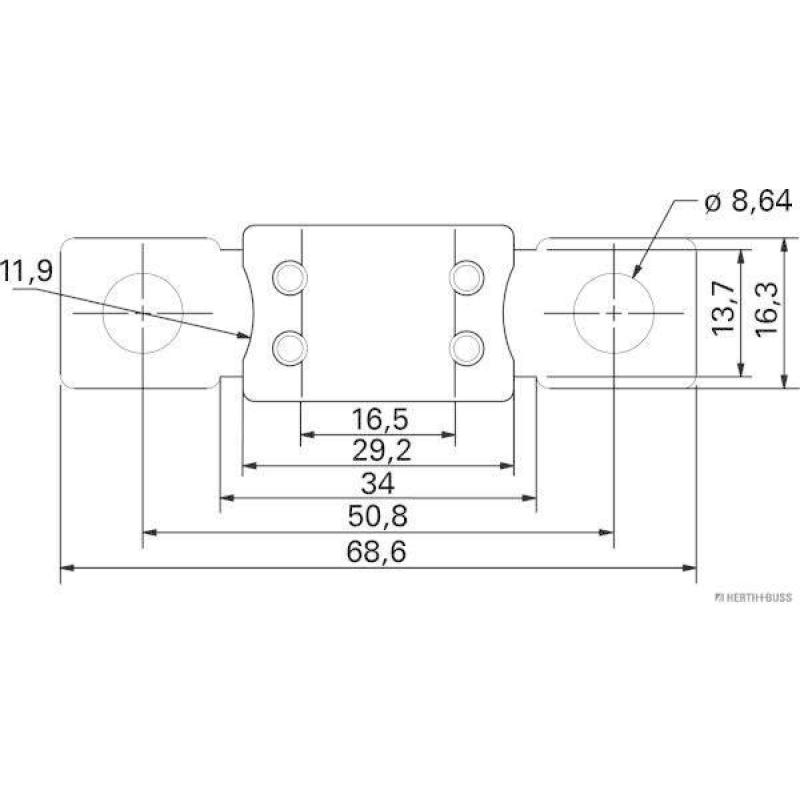 Fusible HERTH+BUSS ELPARTS 50295383 - Visuel 1