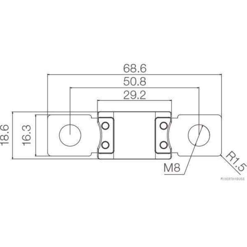 Fusible HERTH+BUSS ELPARTS 50295845 - Visuel 1
