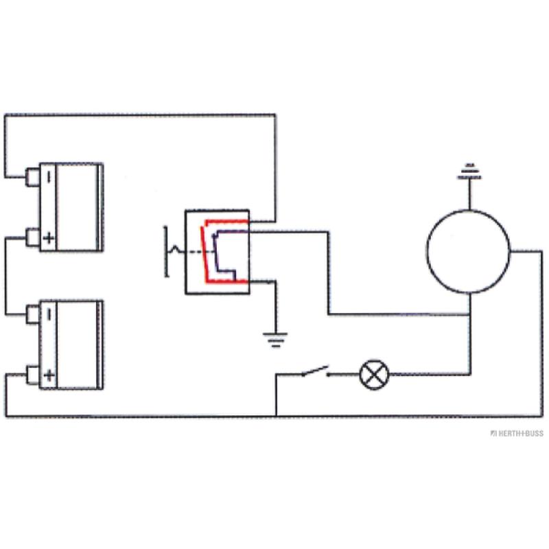 Interrupteur principal, batterie HERTH+BUSS ELPARTS 70465047 - Visuel 1