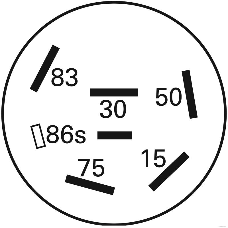 Interrupteur d'allumage/de démarreur HERTH+BUSS ELPARTS 70595057 - Visuel 1