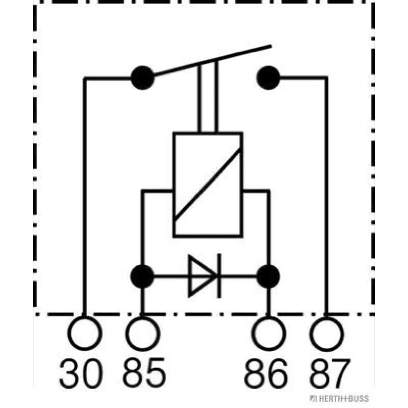 Relais, courant de travail HERTH+BUSS ELPARTS 75613191 - Visuel 2
