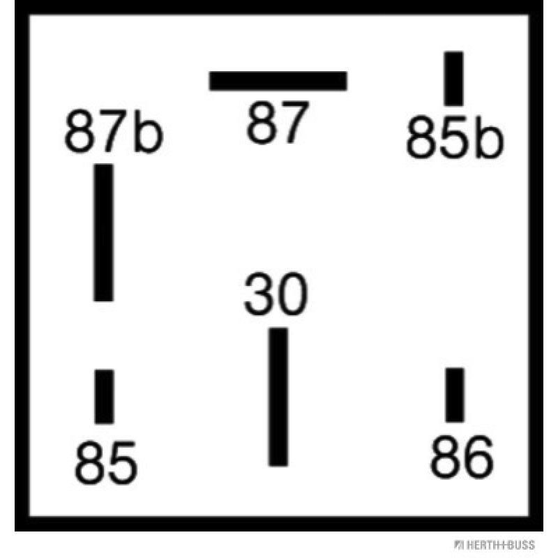 Relais, pompe à carburant HERTH+BUSS ELPARTS 75614077 - Visuel 1