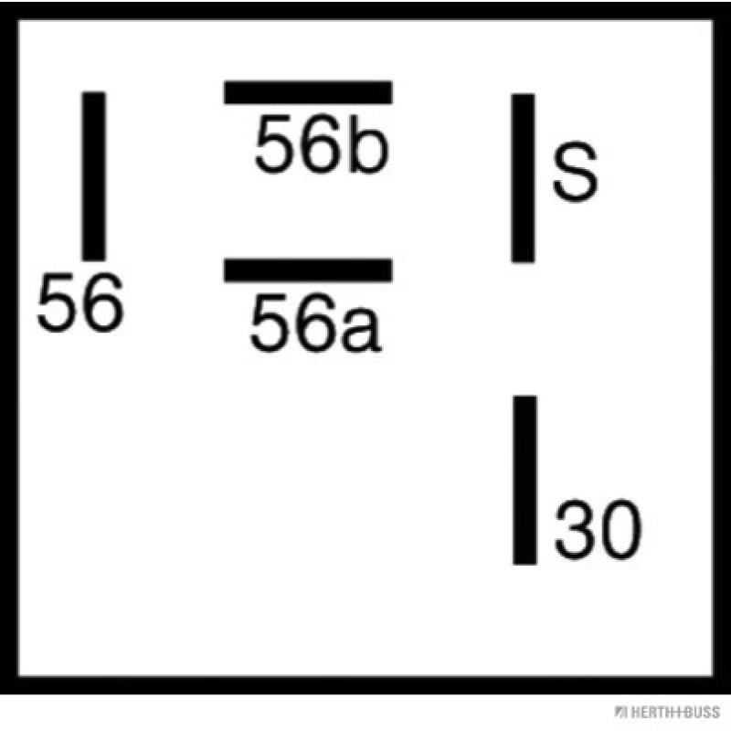 Relais, feu de croisement HERTH+BUSS ELPARTS 75899210 - Visuel 1