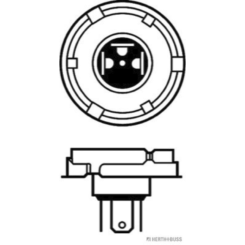Ampoule, projecteur longue portée HERTH+BUSS ELPARTS 89901090 - Visuel 1