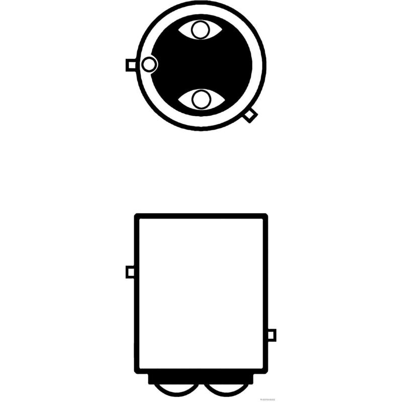 Ampoule, feu stop/feu arrière HERTH+BUSS ELPARTS 89901195 - Visuel 1