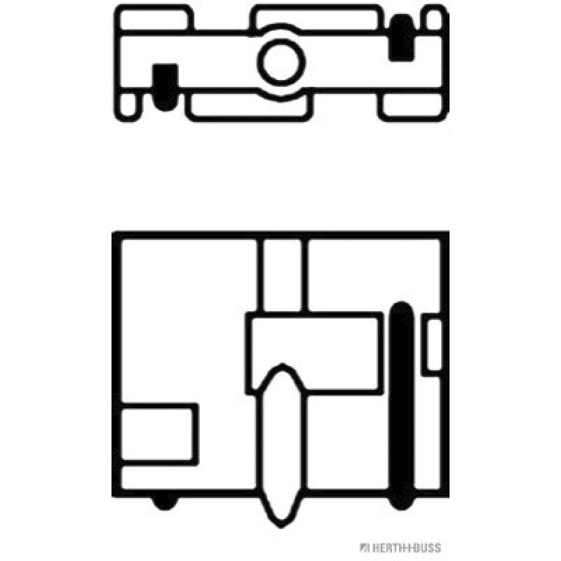 Ampoule, feu clignotant HERTH+BUSS ELPARTS 89901196 - Visuel 1