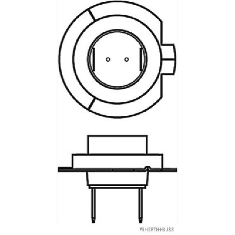 Ampoule, projecteur longue portée HERTH+BUSS ELPARTS 89901202 - Visuel 1