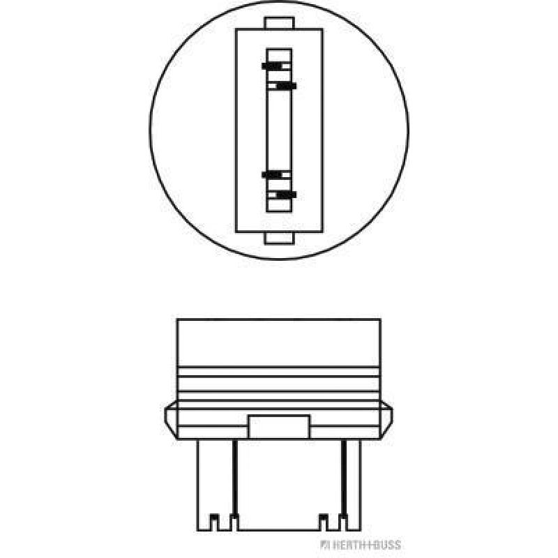 Ampoule, feu clignotant HERTH+BUSS ELPARTS 89901311 - Visuel 2