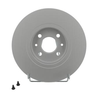 Jeu de 2 disques de frein avant FERODO DDF1124C pour CITROEN C3 1.9 DCI - 110cv