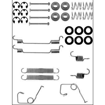 Kit d'accessoires, mâchoire de frein FERODO OEM 1014317