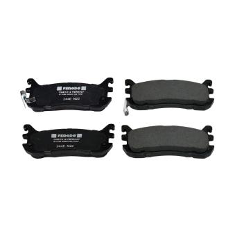 Jeu de 4 plaquettes de frein arrière FERODO [FDB1012]
