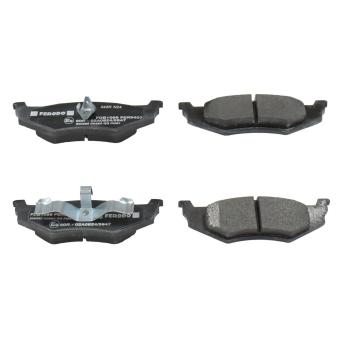 Jeu de 4 plaquettes de frein arrière FERODO OEM 5018208AA