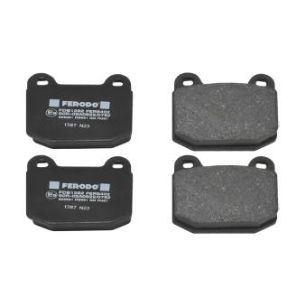 Jeu de 4 plaquettes de frein avant FERODO FDB1282 pour TOYOTA COROLLA 1.8 - 222cv