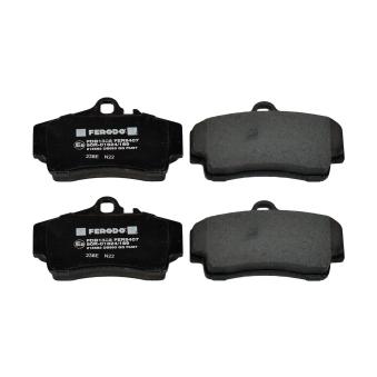 Jeu de 4 plaquettes de frein arrière FERODO [FDB1308]