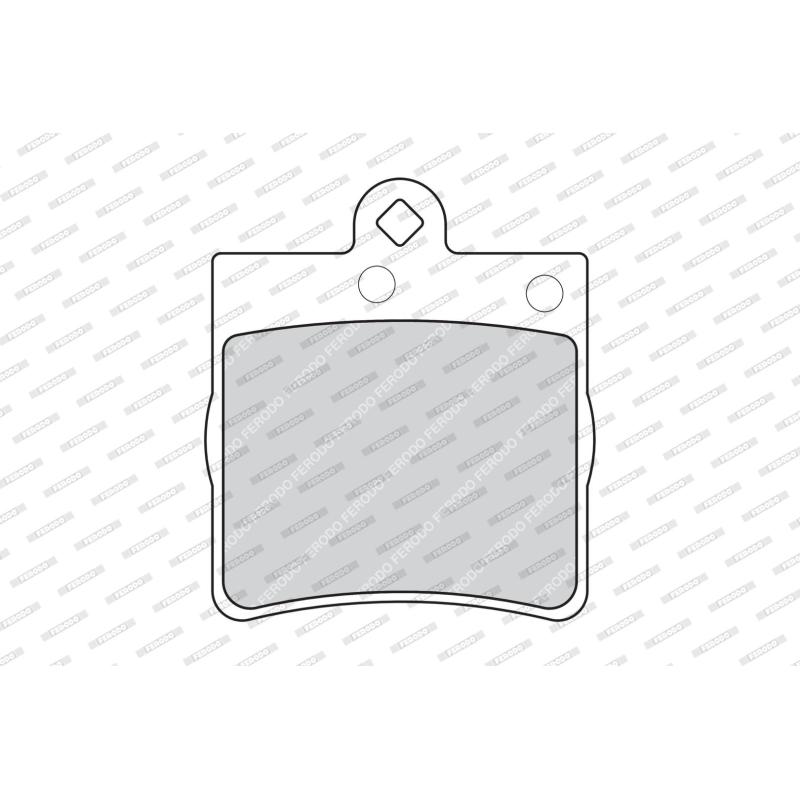 Jeu de 4 plaquettes de frein arrière FERODO FDB1311 - Visuel 1