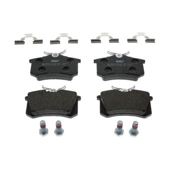 Jeu de 4 plaquettes de frein arrière FERODO [FDB1491]