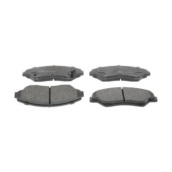 Jeu de 4 plaquettes de frein avant FERODO FDB1536 pour NISSAN PIXO 2.0 TD - 83cv