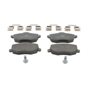 Jeu de 4 plaquettes de frein avant FERODO OEM 77362359