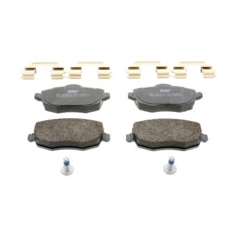 Jeu de 4 plaquettes de frein avant FERODO OEM 77362360