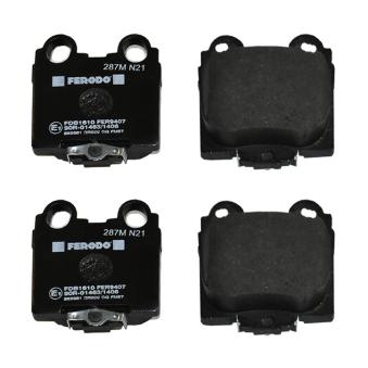 Jeu de 4 plaquettes de frein arrière FERODO OEM 0446630120