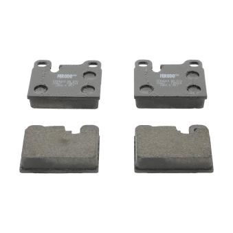 Jeu de 4 plaquettes de frein arrière FERODO FDB164