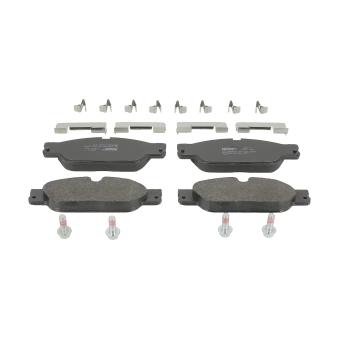 Jeu de 4 plaquettes de frein avant FERODO OEM C2C20686