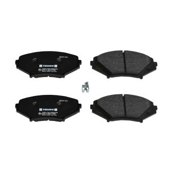 Jeu de 4 plaquettes de frein avant FERODO OEM F1Y93323Z
