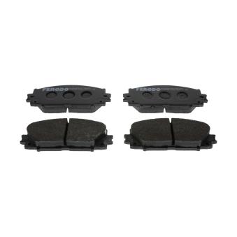 Jeu de 4 plaquettes de frein avant FERODO [FDB1829]