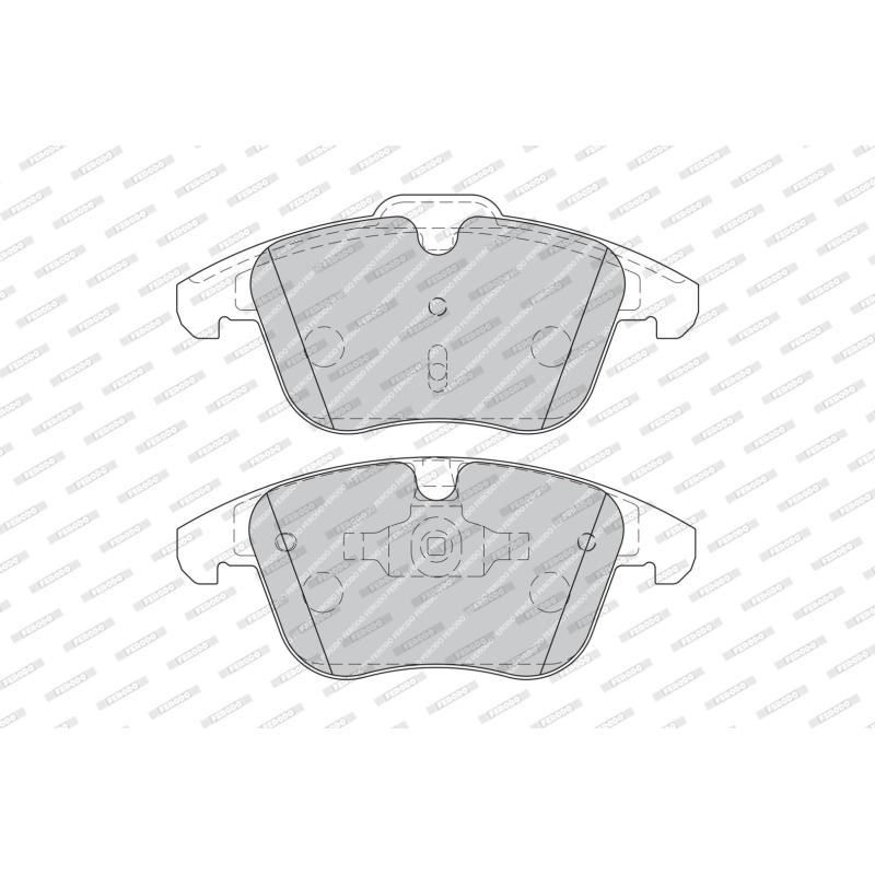 Jeu de 4 plaquettes de frein avant FERODO FDB1897 - Visuel 1