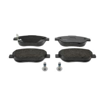 Jeu de 4 plaquettes de frein avant FERODO FDB1919 pour MERCEDES-BENZ T1/TN 1.3 D Multijet - 95cv