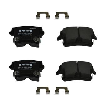 Jeu de 4 plaquettes de frein arrière FERODO OEM 5142566AB