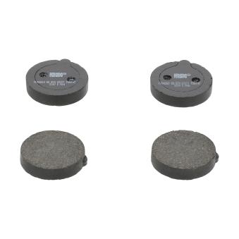 Jeu de 4 plaquettes de frein arrière FERODO FDB197