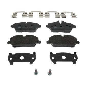 Jeu de 4 plaquettes de frein avant FERODO [FDB1974]