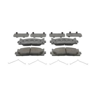 Jeu de 4 plaquettes de frein avant FERODO FDB1991 pour MAZDA 3 1.6 MZR CD - 116cv
