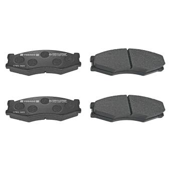 Jeu de 4 plaquettes de frein avant FERODO OEM DA06M31E86