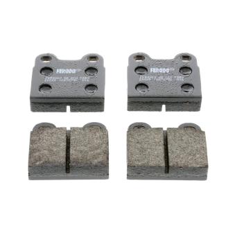 Jeu de 4 plaquettes de frein avant FERODO FDB3M pour MAZDA 3 1300 Junior - 87cv