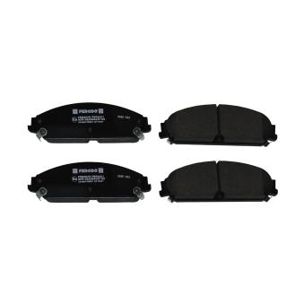 Jeu de 4 plaquettes de frein avant FERODO OEM 5142559AA