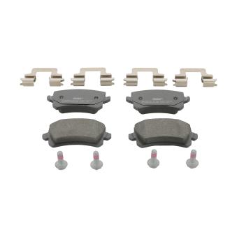 Jeu de 4 plaquettes de frein arrière FERODO FDB4192 pour OPEL COMBO 2.0 TDI - 110cv